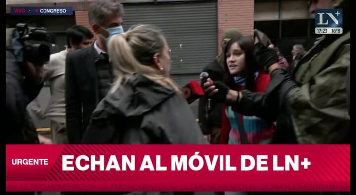 Agredieron a Carla Ricciotti de LN+