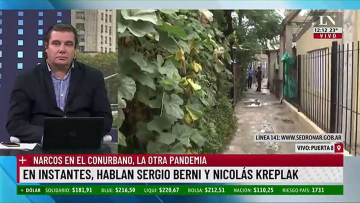 Conferencia de Berni, Kreplak y Blanco en el Hospital Bocalandro