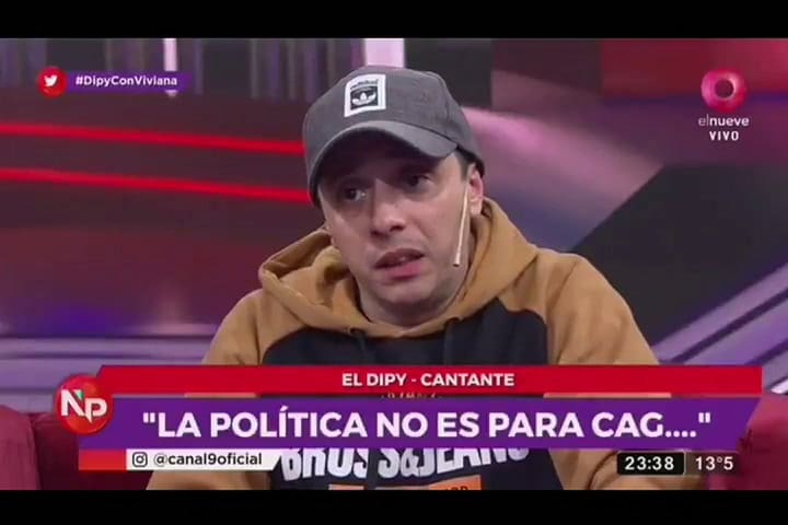 El Dipy con Viviana Canosa: 'Pablo Echarri dice que es nacional y popular y es un hippie con OSDE'