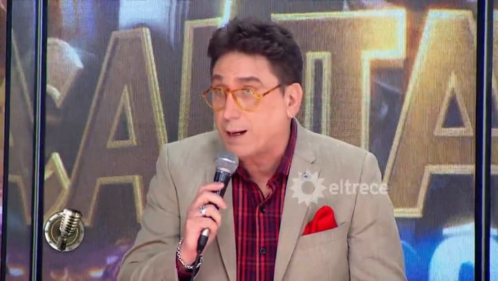 Cantando 2020. La escandalosa discusión de Alex Caniggia y Oscar Mediavilla - Fuente: eltrece