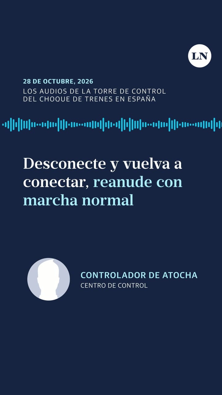 Se conocieron los dramáticos audios del choque de trenes en España