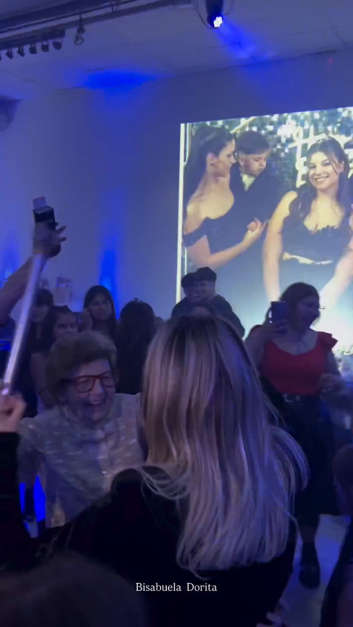 Wanda Nara en la fiesta de 15 años de la sobrina de Mauro Icardi