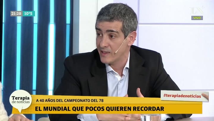 Matías Bauso “El logo original del mundial 78 son los dos brazos de Perón”