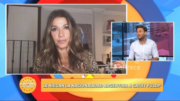 Catherine Fulop enojada por el veredicto de la jueza hablo en Nosotros a la mañana: El Trece TV.
