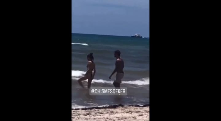 Tini Stoessel y Rodrigo De Paul en Miami