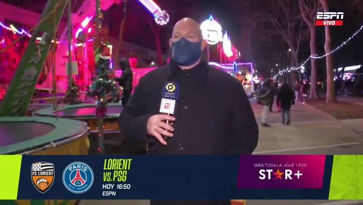 Christian Martin jugó al fútbol desde un parque de diversiones