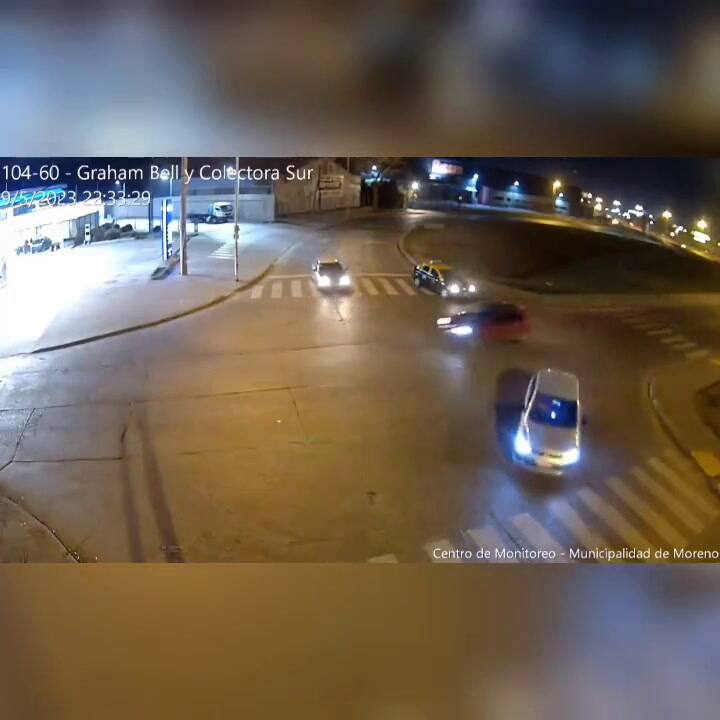 Así escapaban los ladrones con la camioneta robada al futbolista de Boca Cristian Medina