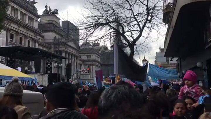 Un ambiente familiar y religioso entre 'los celestes'