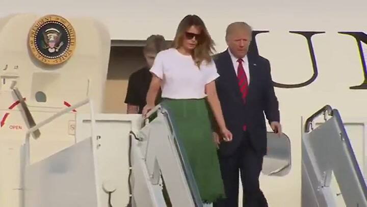 Reapareció el hijo menor de Trump tras meses de ausencia - Fuente: Youtube