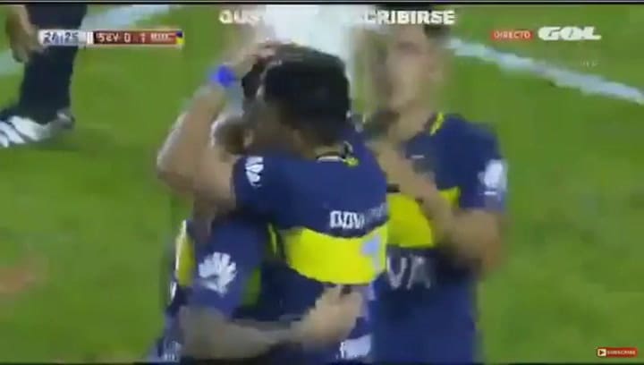 Sevilla 3 vs Boca Juniors 4 - Amistoso Internacional - Fuente: YouTube
