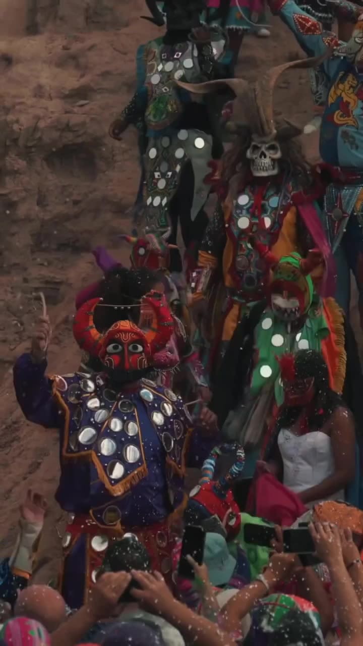Bajada de Diablos en Uquía, Jujuy