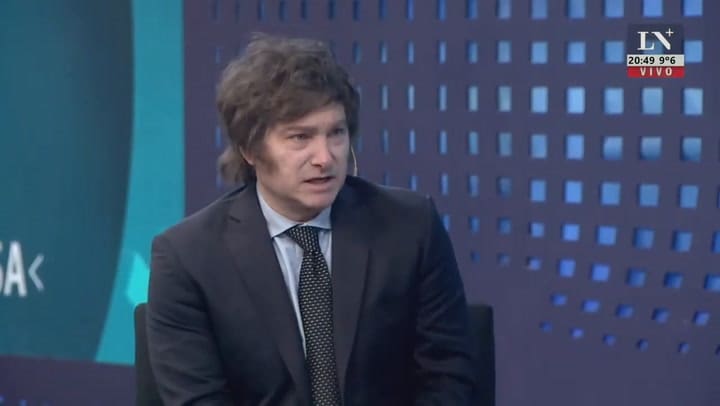 Javier Milei: 'A Massa se le va desgranando el poder'