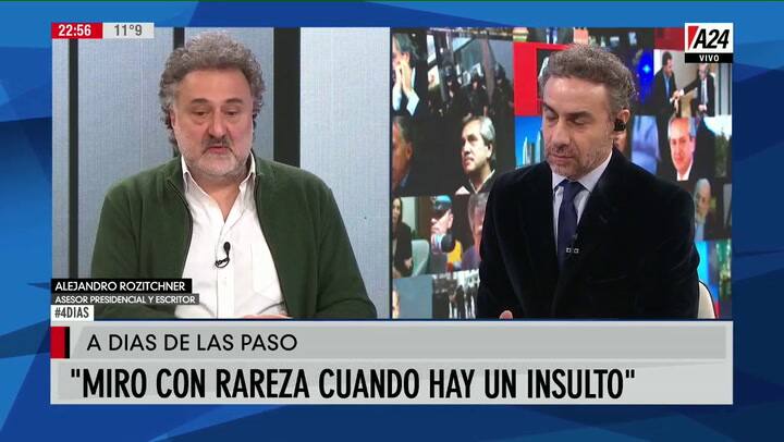Alejandro Rozitchner dijo que muchos votantes no expresan su apoyo a Macri por temor a insultos - Fuente: A24