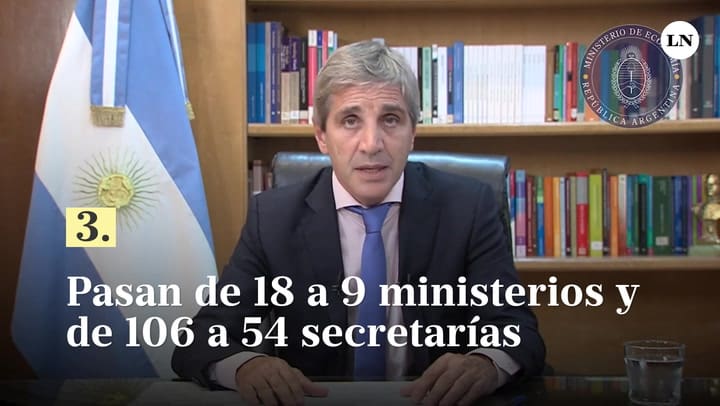 Las 10 medidas que anunció el gobierno de Milei