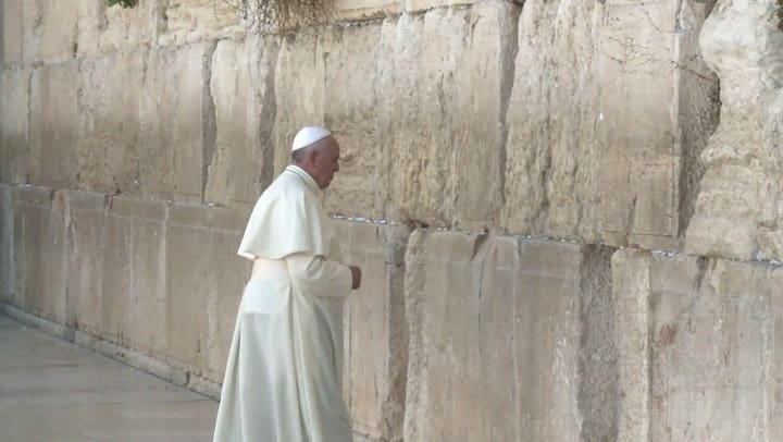 El papa Francisco pide que se respete el statu quo en Jerusalén