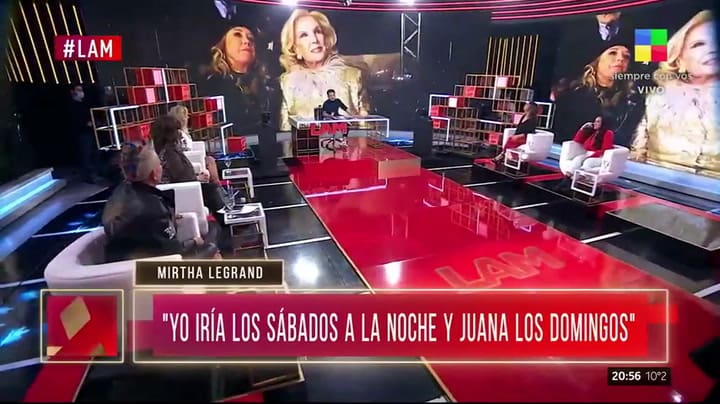 Guantes, plumas y anteojos: la primera aparición de Mirtha Legrand post covid