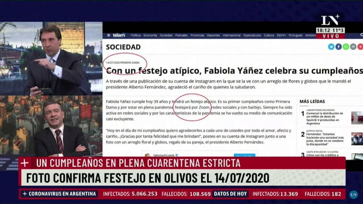 La furia de Feinmann y Pablo Rossi por la foto en Olivos