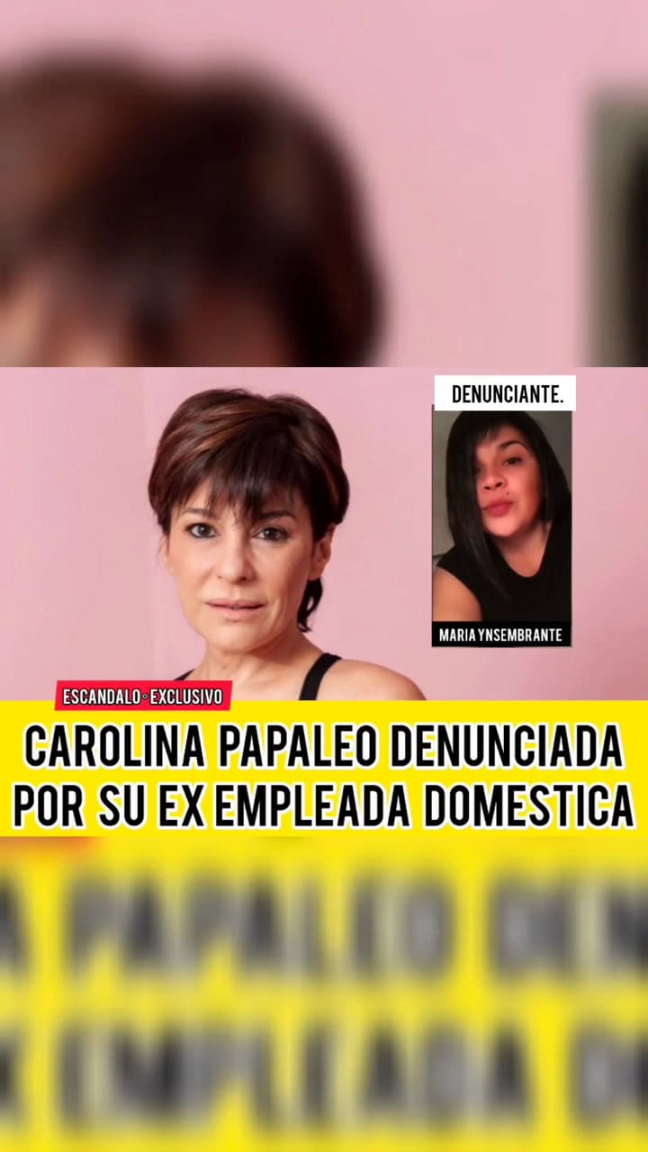 Una exempleada de Carolina Papaleo la denunció ante la Justicia