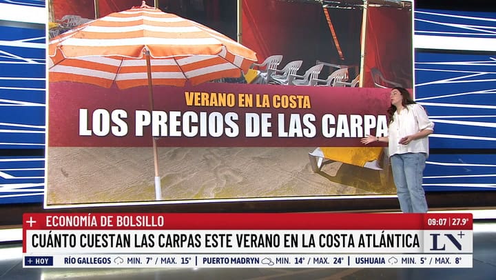 Cuanto cuestan las carpas este verano en la costa atlantica