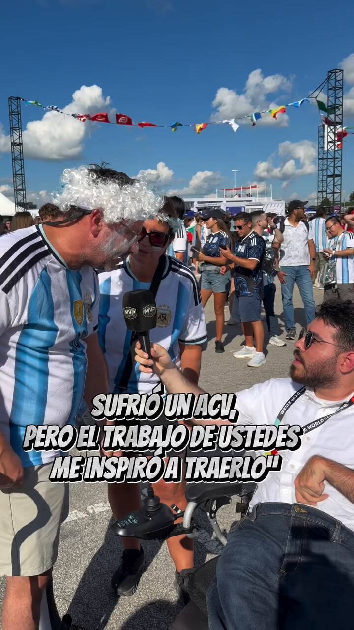 Sueño americano cumplido: es venezolano y pasó de no tener trabajo a entrevistar a Messi y Bellingham en el Mundial