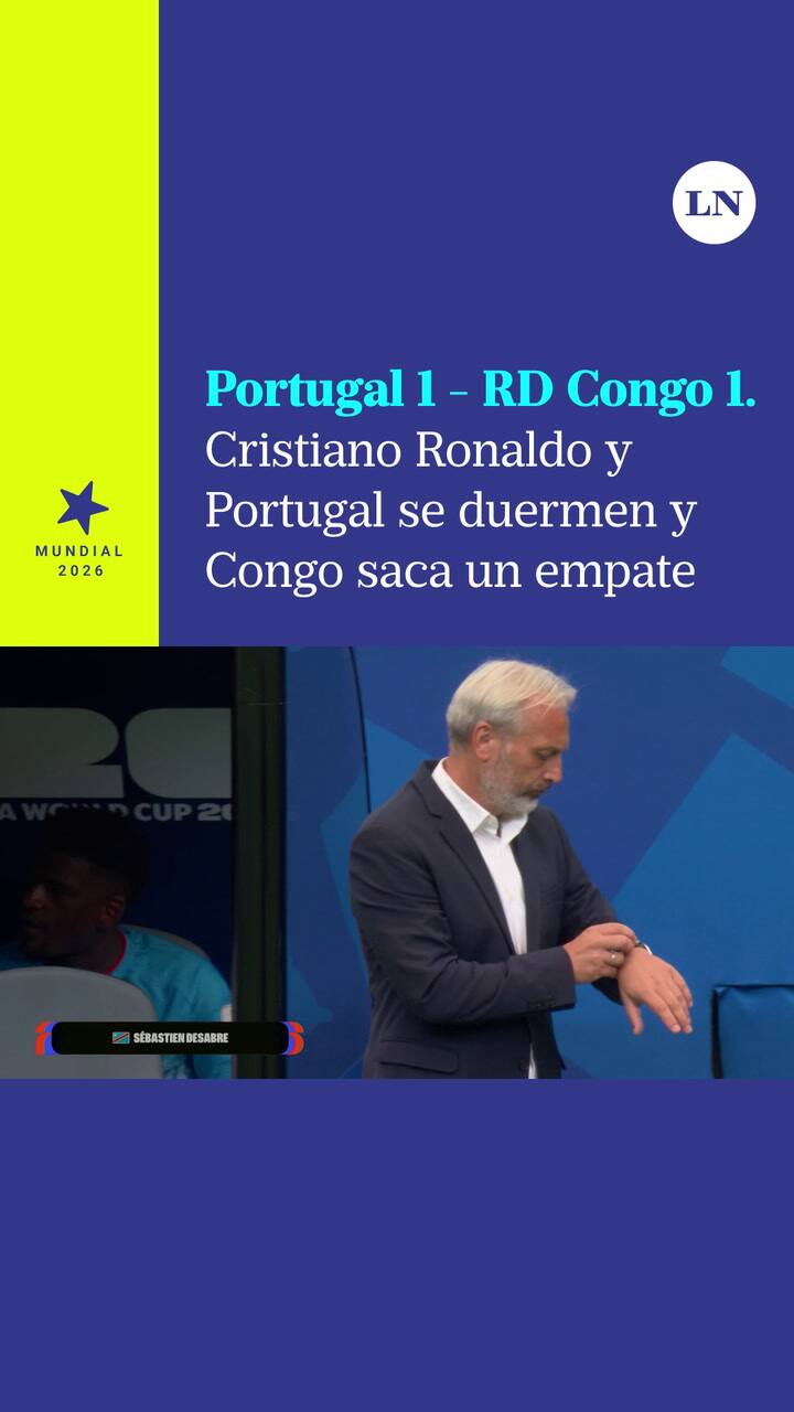 Cristiano Ronaldo y Portugal se duermen y Congo saca empate 1-1 en el Mundial - RESUMEN COMPLETO