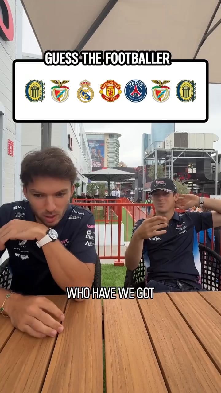 El divertido desafío futbolístico al que se sometieron Franco Colapinto y Pierre Gasly