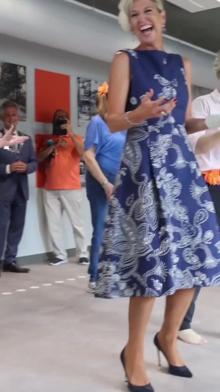 La reina Máxima bailó bachata