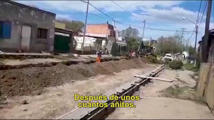Por fin, años, años, esperando esta obra', spot de Juntos por el Cambio - Fuente: YouTube
