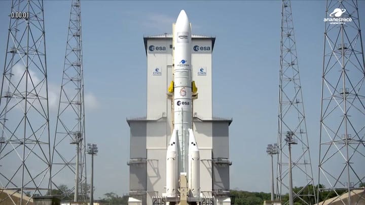Ariane 6 lanza los primeros satélites de Amazon para competir con Starlink