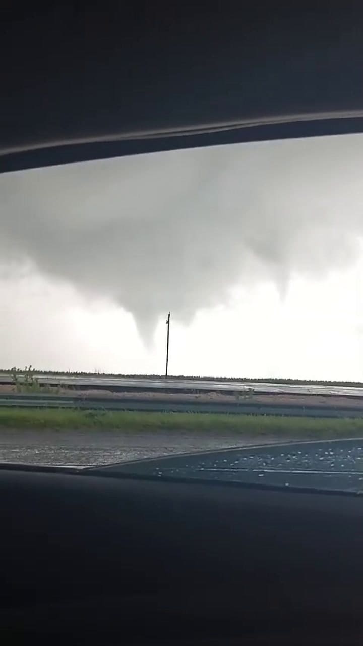 El tornado que fue detectado en Mar Chiquita