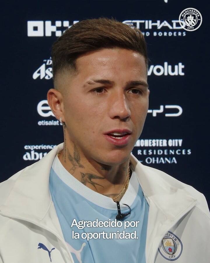 Enzo y sus sensaciones tras el arribo a los Citizens
