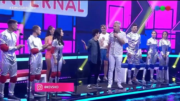 Leandro Penna en El Muro Infernal - Fuente: Telefe