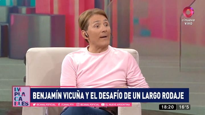 Benjamín Vicuña adelantó que presentará su libro en mayo