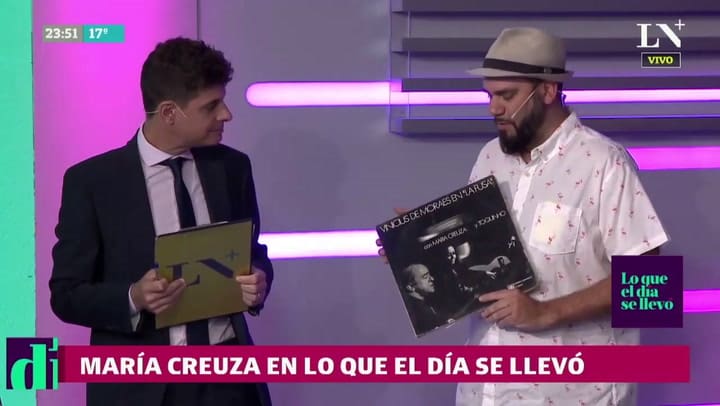 María Creuza en Lo que el día se llevó