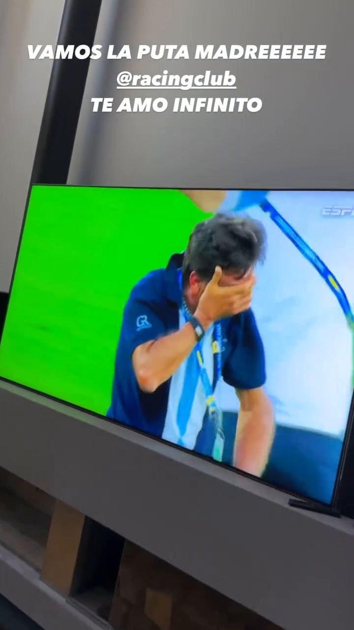 Coscu festejó la Copa Sudamericana
