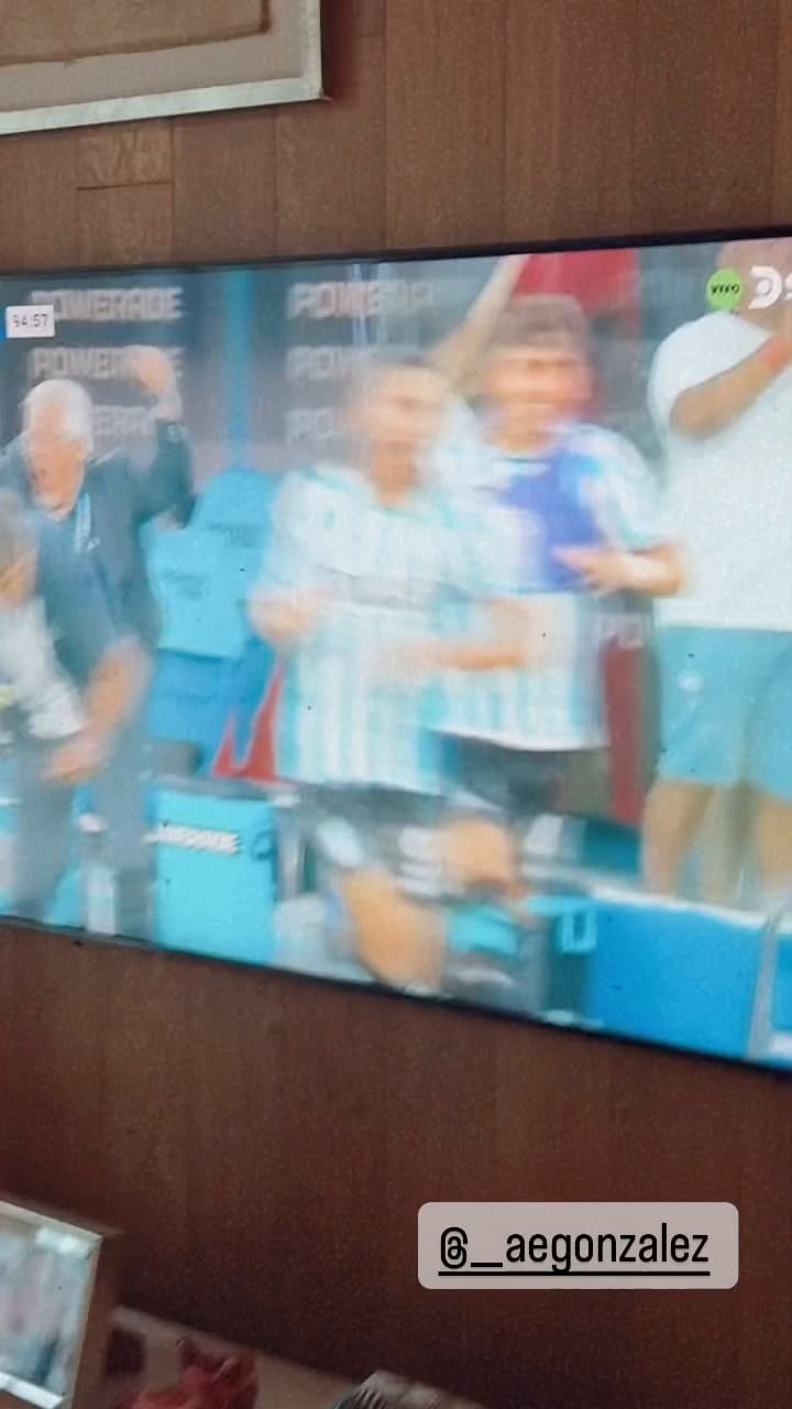 El festejo de Araceli González con Racing campeón