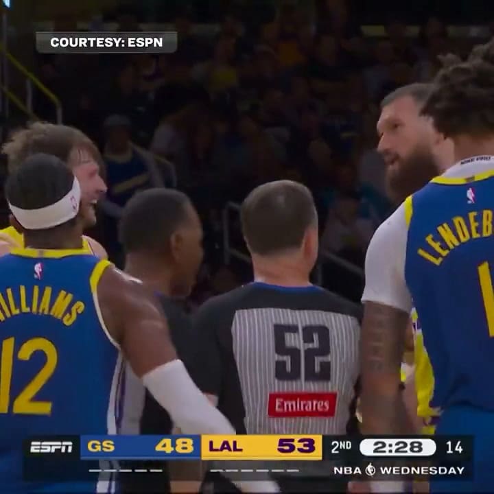 Doncic y Lendeborg tuvieron varios roces a lo largo del partido