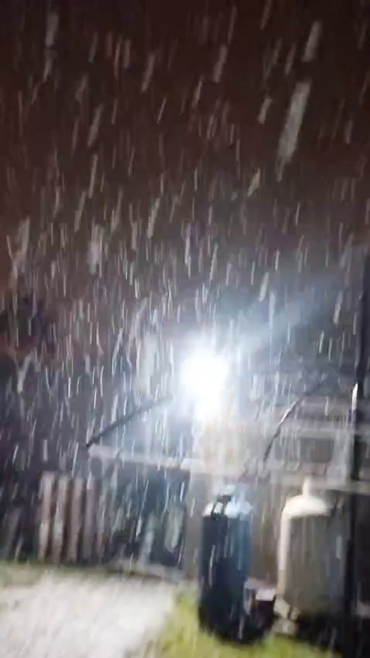 Los videos de la nieve compartidos por usuarios en las redes