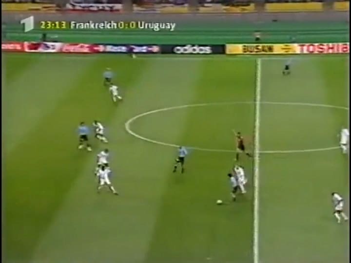 Uruguay 0 - 0 Francia: La Copa Del Mundo 2002 vio jugar a Darío Silva