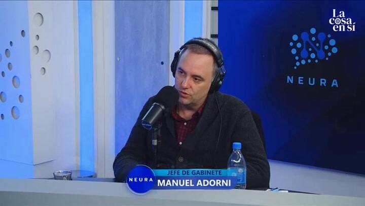 Adorni: "Yo soy un pedazo de Milei"