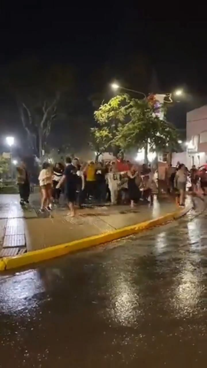 Festejo llegada de la lluvia