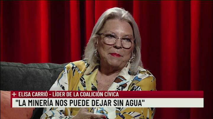 Elisa Carrió en +Entrevistas 2
