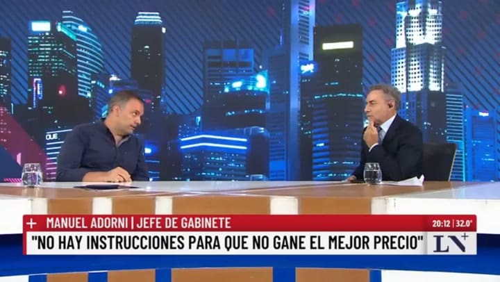 Adorni defendió la importación de productos: "Explicame dónde se pierden puestos de trabajo"