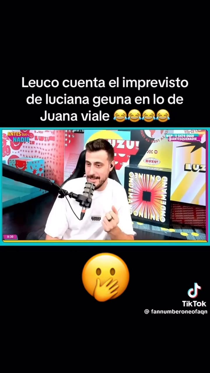 Diego Leuco reveló el percance estético de Luciana Geuna