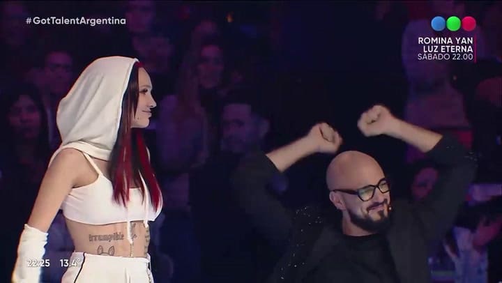 La propuesta de Abel Pintos a a Sol Blest en Got Talent Argentina