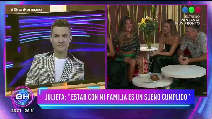 Gran Hermano: el reencuentro de Julieta con Lucca