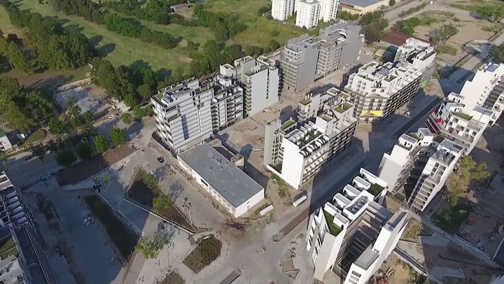 La Villa Olímpica para los Juegos Olímpicos de la Juventud desde un drone