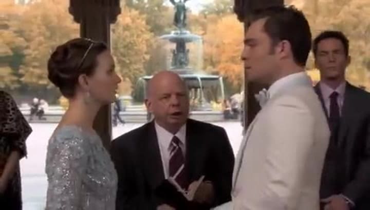 El vestido de novia de Blair Waldorf en Gossip Girl