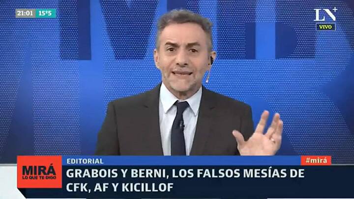 Luis Majul: Juan Grabois y Sergio Berni, los falsos mesías de CFK, Alberto Fernández y Axel Kicillof