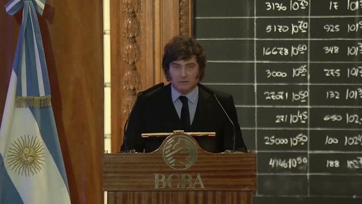 El cruce entre Milei y un espectador